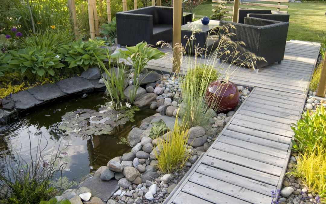 Add a Koi Pond to Your Deck or Patio Design